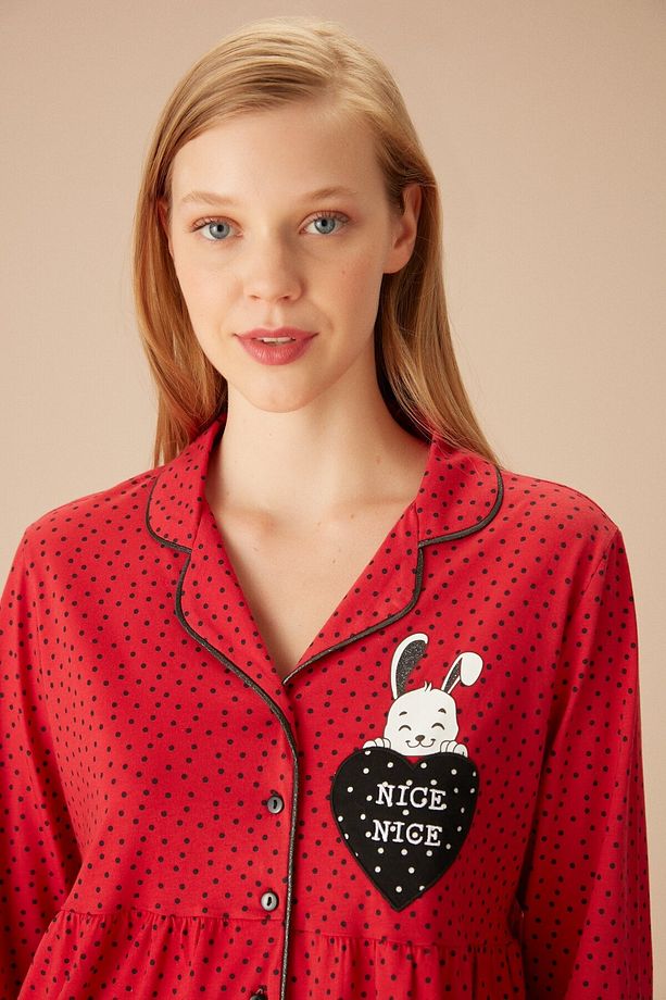 Bunny Pointy Maskülen Pijama Takımı - 2