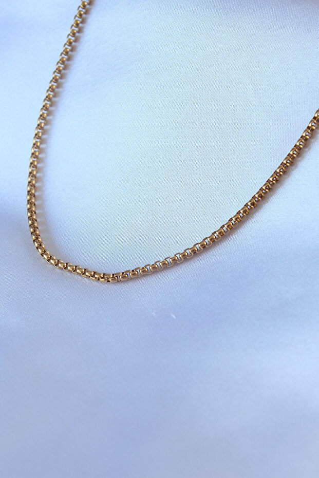 Lisinya741 - 316L Steel Gold Color Men's Necklace