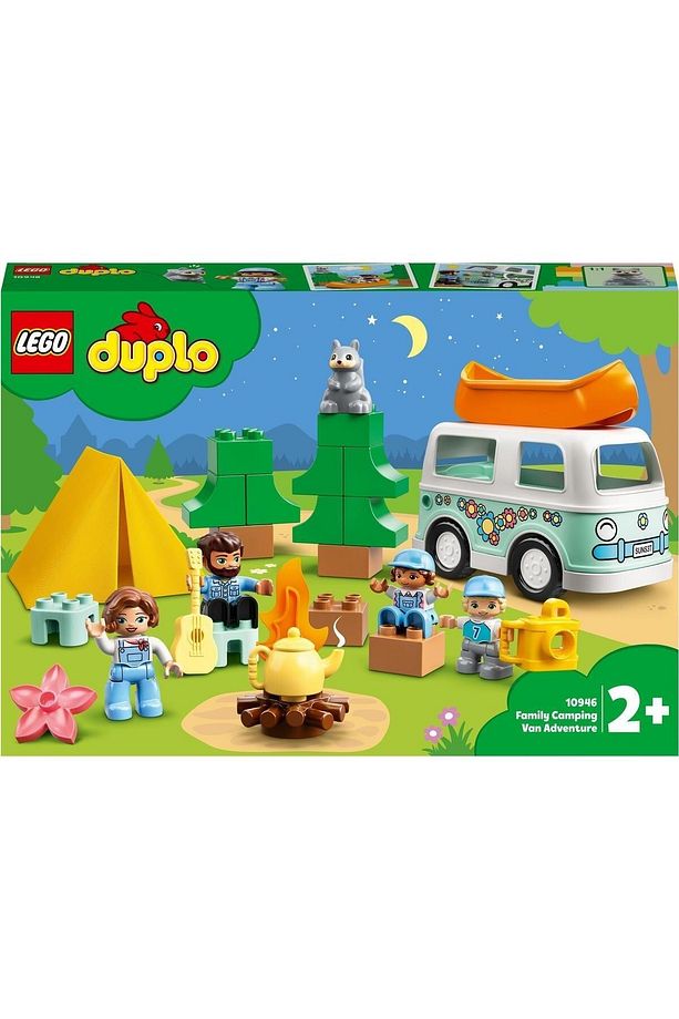 DUPLO Kasabası Ailece Karavan Macerası 10946 - Kamp Temalı Yaratıcı Oyuncak Yapım Seti (30 Parça) - 3