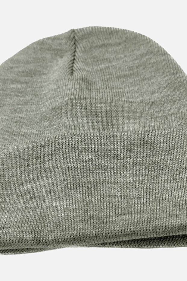 بيريه أساسي للجنسين باللون الرمادي - 3