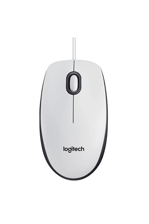 910 003360 B100 Beyaz Kablolu Mouse / - 1