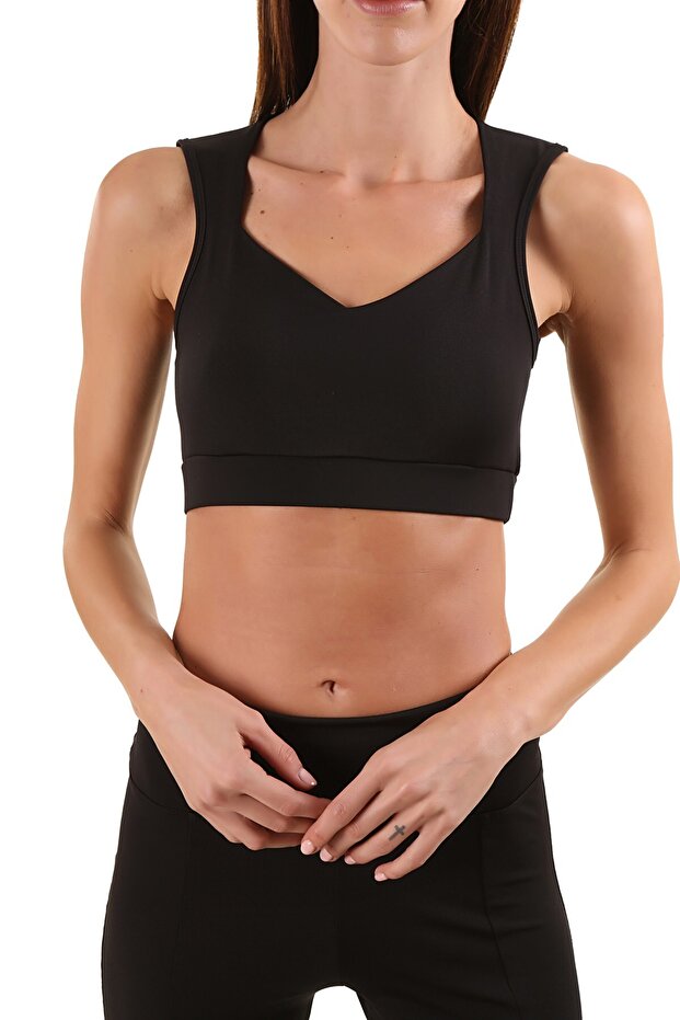 دعامة سوداء مفتوحة الظهر - 1