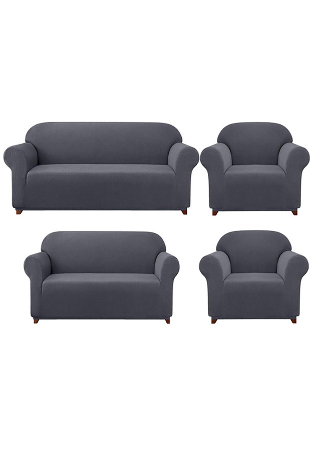 Lycra Sofa, Sofa, Sofa Bed Cover with Elastic, Pitikare Pattern 3+2+1+1 Set