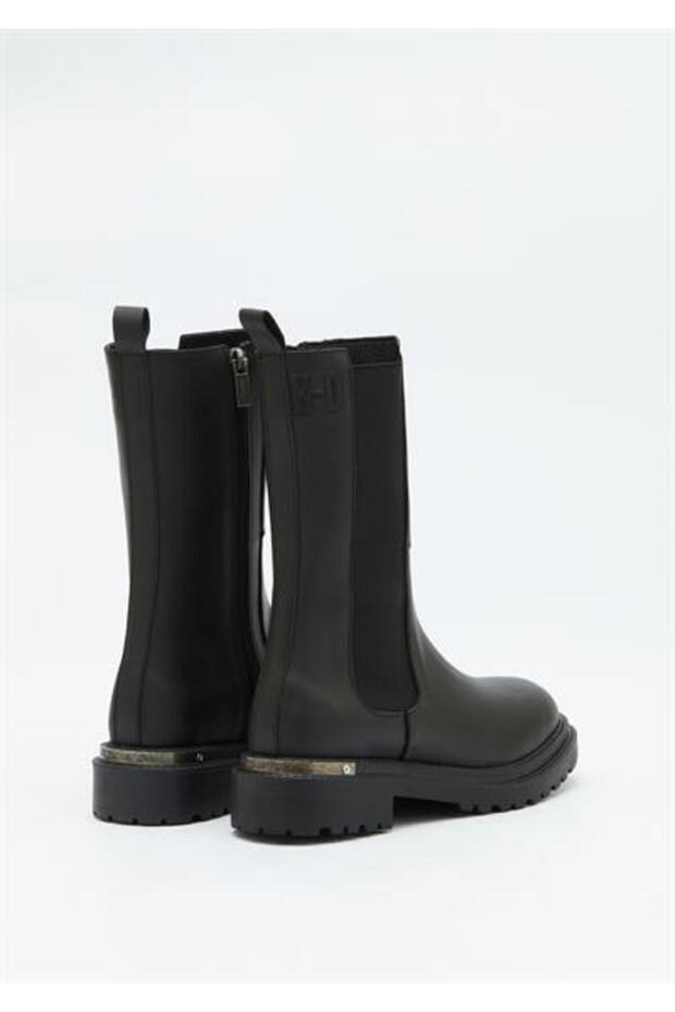 Harley-davidson Gustas Kadın Siyah Deri Bot - 4