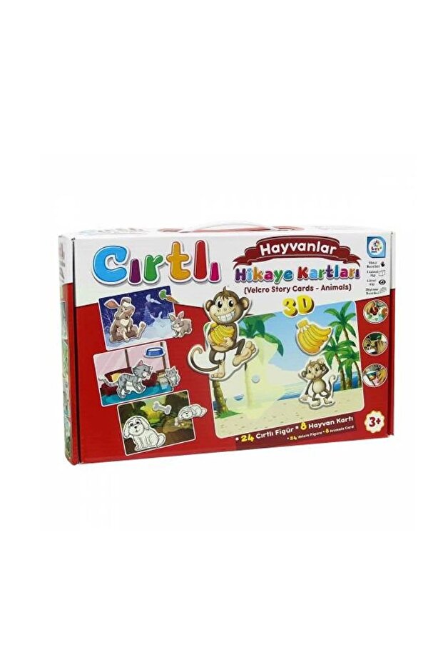 Lc7205 Velcro Story Cards Animals