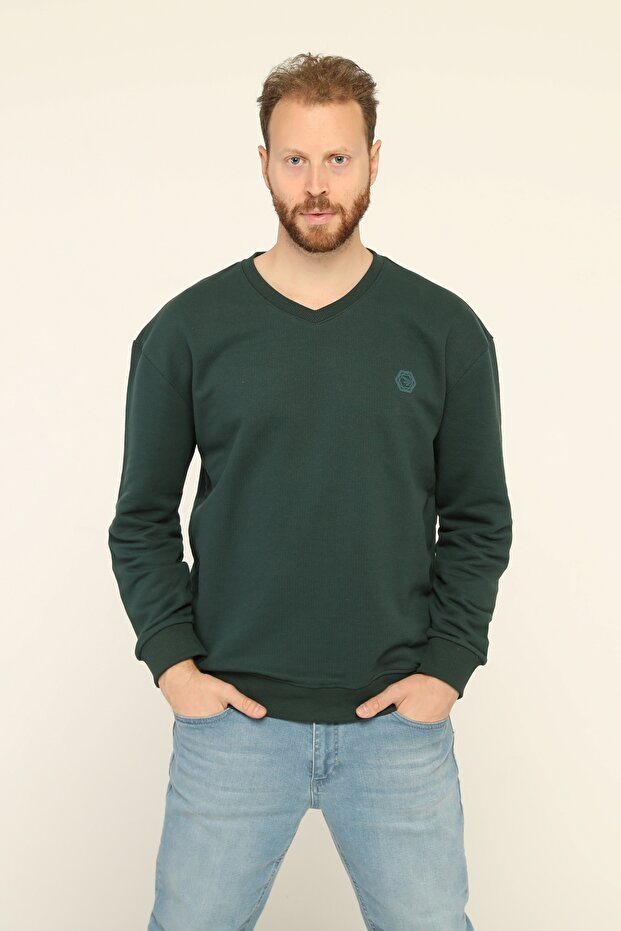 Men's V-neck Sweatshirt