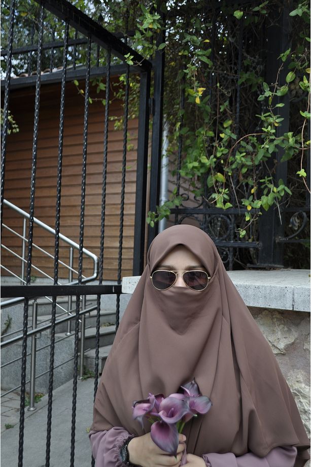 Pratik Bağlamalı Khımar Üçgen Sufle Eşarp - 5