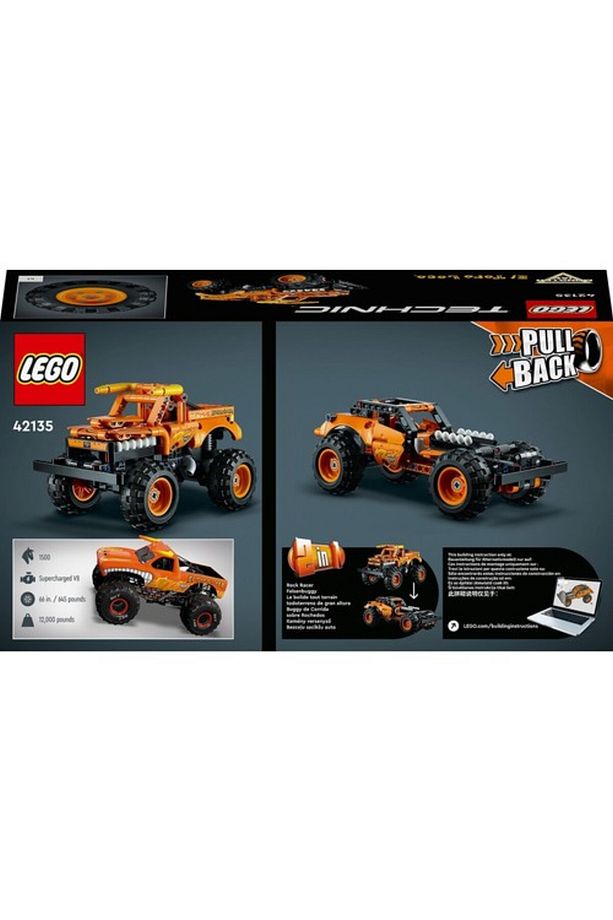 ® Technic Monster Jam™ El Toro Loco™ 42135 - Koleksiyonluk Kamyon Modeli Yapım Seti (247 Parça) - 8