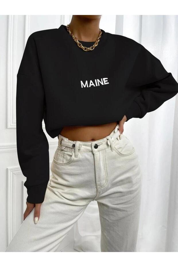 SEBESTA FASHIONM MAINE PRINTED 2THREAD BARDEN Unisex crew neck Oversize Sweatshirt0,,