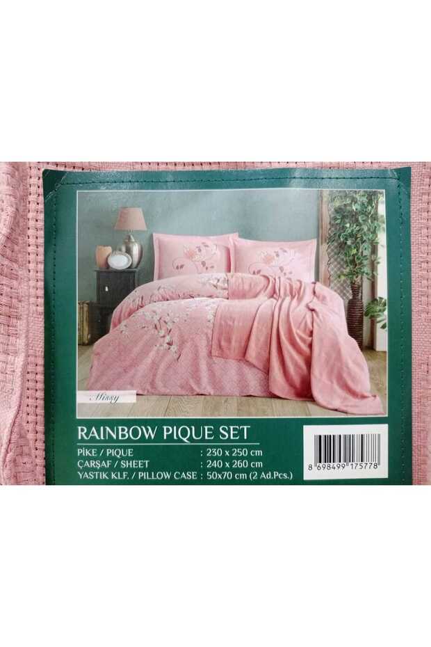 RAİNBOW PİKE SETİ ÇİFT KİŞİLİK - 4