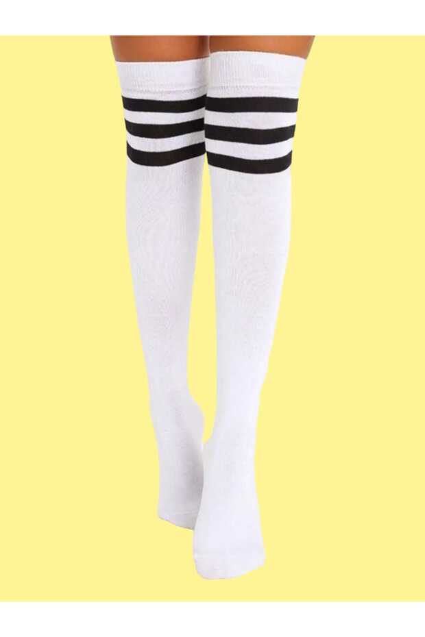 Cotton Knee High Socks - 4