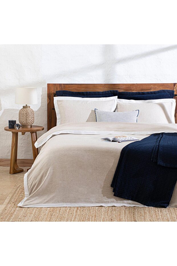 Alesta Duvet Cover Set King Size 230X220 cm Natural