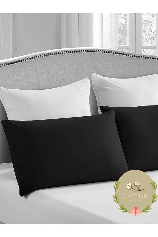 6 Adet %100 Pamuk Yastık Kılıfları 3 Farklı Renk BOQ8896 - 3