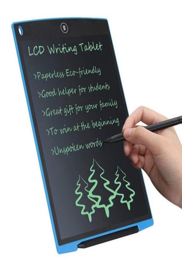 Writing Tablet Lcd 8,5 Inç Dijital Kalemli Çizim Yazı Tahtası Grafik Not Yazma Eğitim Tableti-mavi - 6