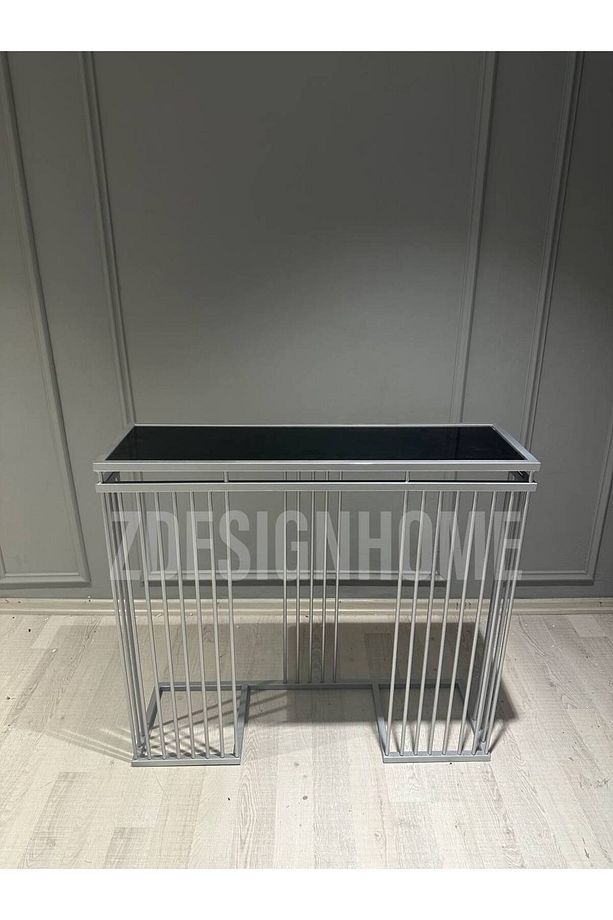 90x30x100 Cm Dresuar (Raf Siyah Camdır) ZDESIGNHOME - 3