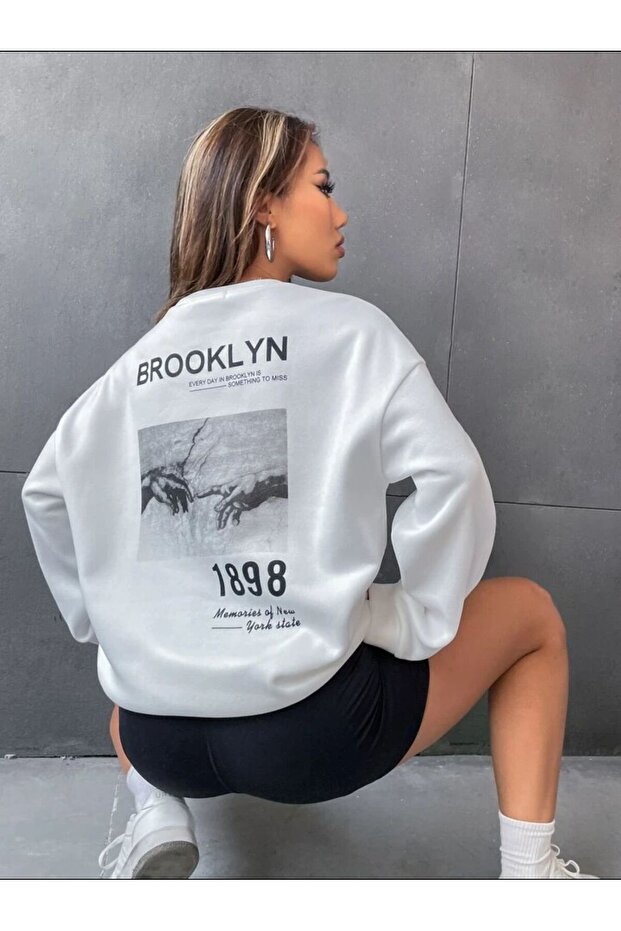 Oversize Crew Neck Sweatshirt Brooklyn