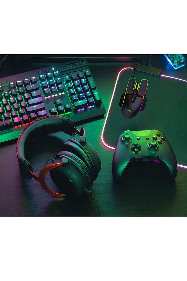 Gaming Oyuncu Mouse Makro Tuşlu Rgb Ledli Ayarlanabilir Dpı - 5