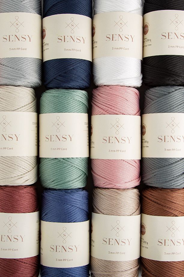 3 Mm - 250 gr Polyester Makrome Ipi Lacivert 120 M Polyester Makrome Ip Supla Ip Ve Çanta Ipliği - 6