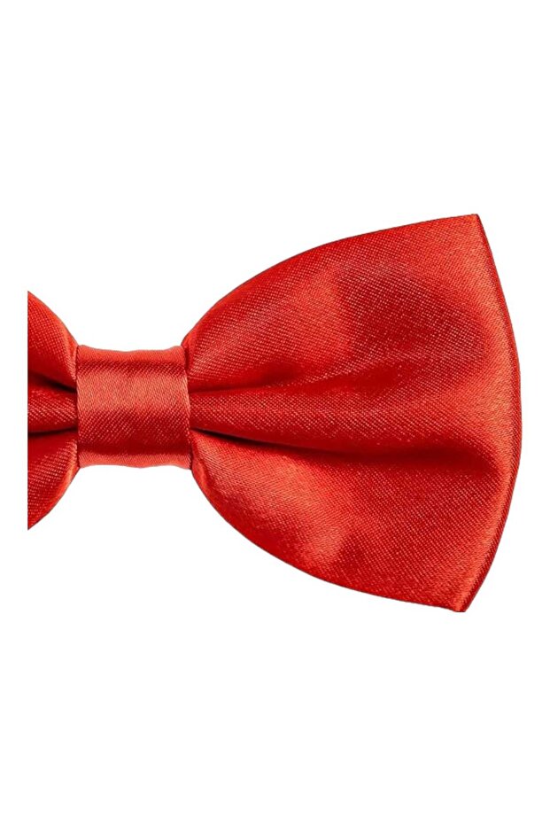 Men's Solid Color Satin Bow Tie - 6