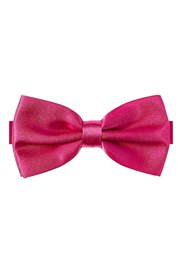 Men's Solid Color Satin Bow Tie - 8