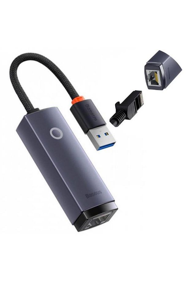 100mbps Usb To Rj45 Ethernet Adaptörü,led Işıklı Tak Çalıştır Rj45 Lan Gibabit Ethernet Portu - 1