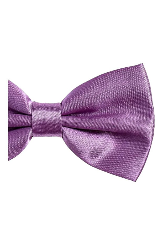 Men's Solid Color Satin Bow Tie - 6