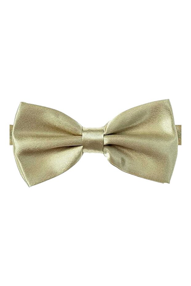 Men's Solid Color Satin Bow Tie - 2