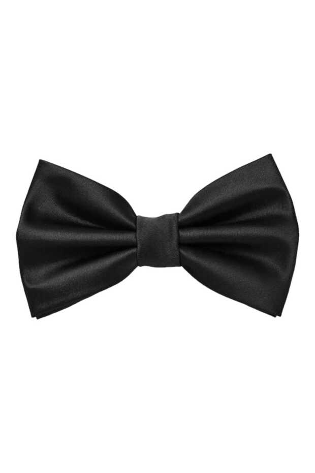 ربطة عنق رجالية من الساتان - لون خالص - 2