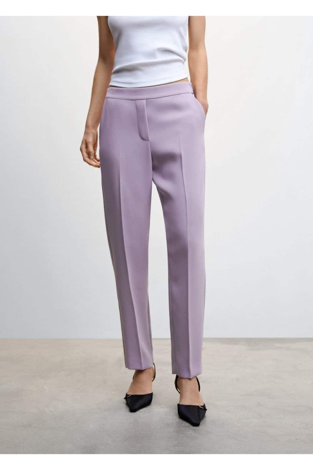 Dökümlü Takım Pantolon - 1