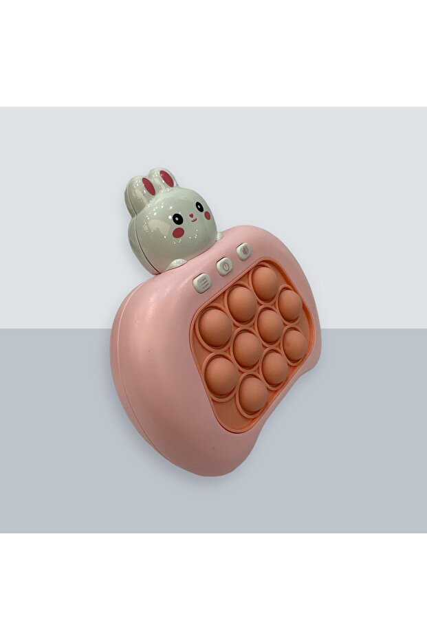 Işıklı Popit Oyuncak, Quick Push Konsol Tavşan Model - 3