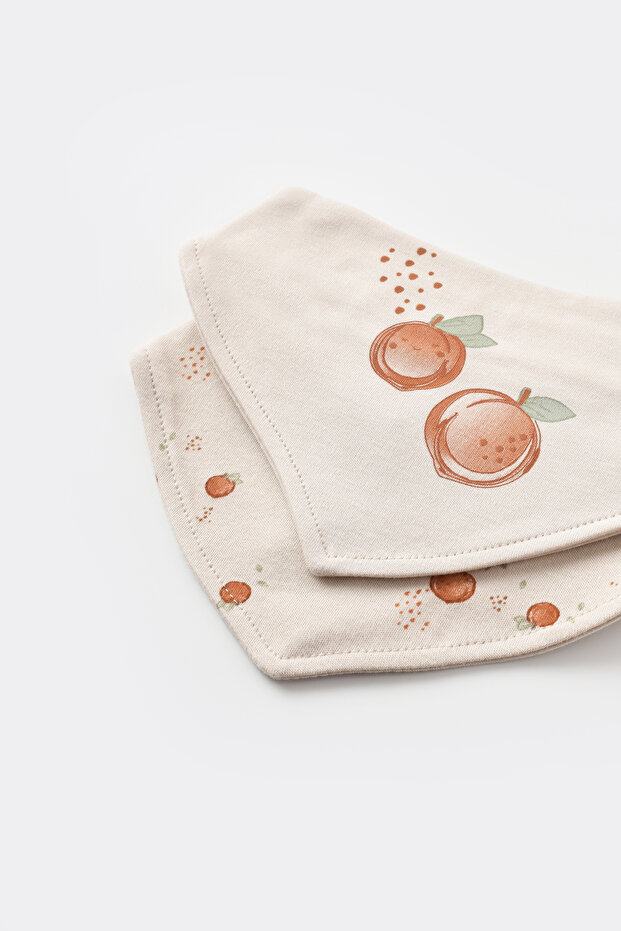 SUMMER FRUİT 2 Lİ FULAR LIGHT CREAM - 5