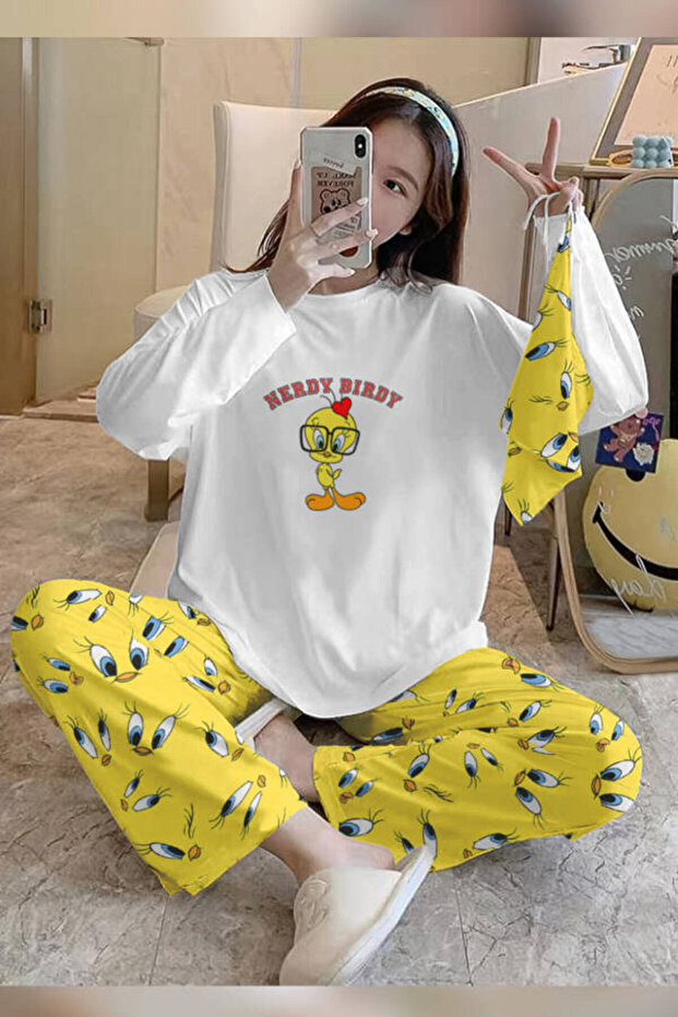 Bahd Tweety Supersoft Women's Pajama Set 2979