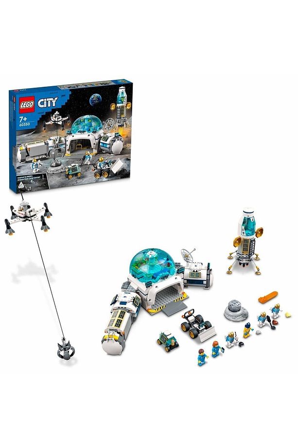 ® City Ay Araştırma Üssü 60350 - 7 Yaş ve Üzeri Çocuklar için Oyuncak Yapım Seti (786 Parça) - 1