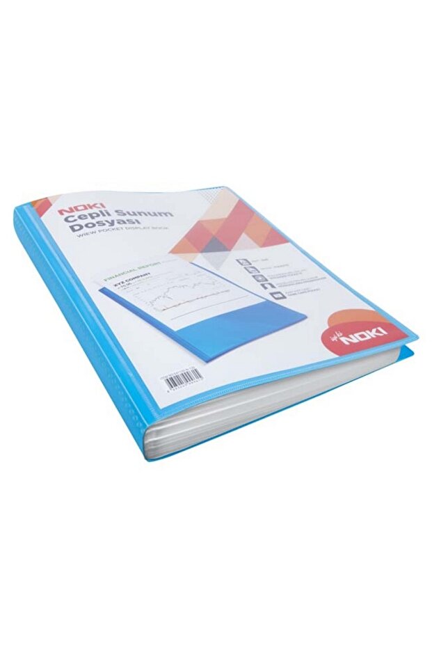 Presentation File Pocket 100 Sheets Red 641100-N-080