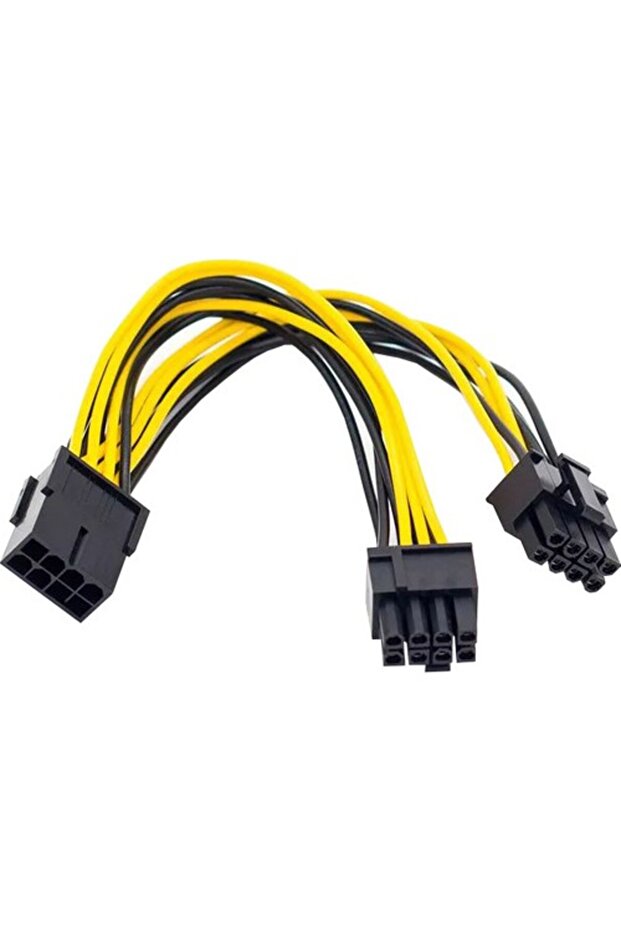 8 Pin Pcie 12V to Dual 6 2 8 Pin Pcie E Gpu Power Power Cable 30 cm