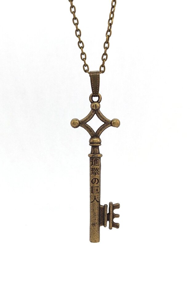 Attack On Titan Shingeki No Kyojin Eren Anahtar Kolye Klasik Asr - 1