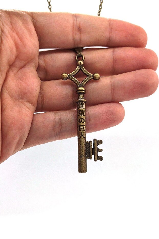 Attack On Titan Shingeki No Kyojin Eren Anahtar Kolye Klasik Asr - 3