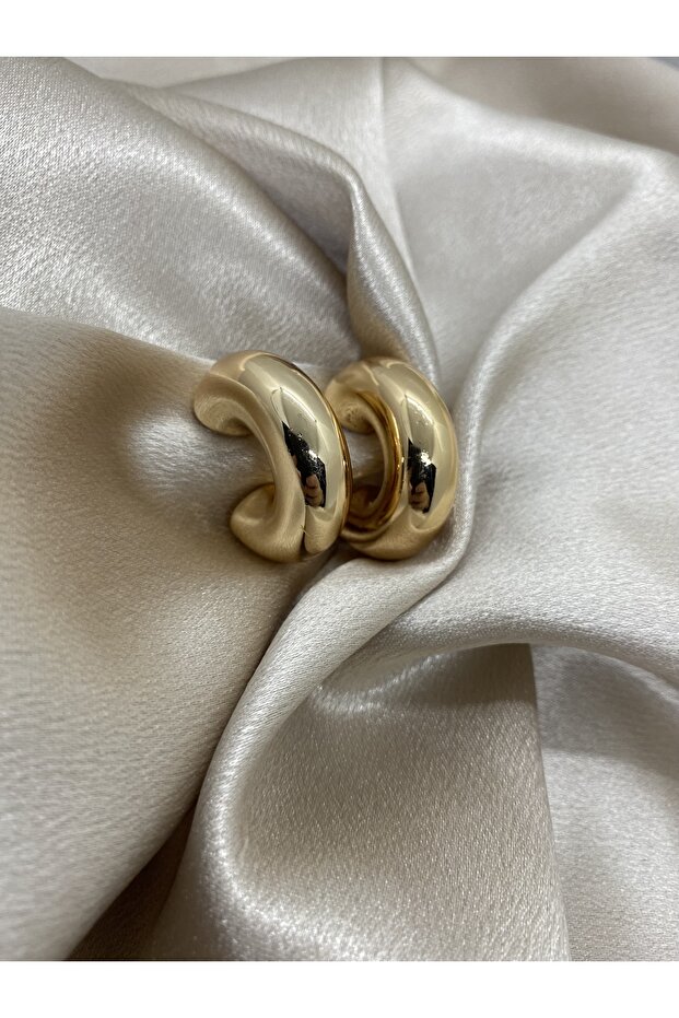 Bombe Gold Earrings - 2