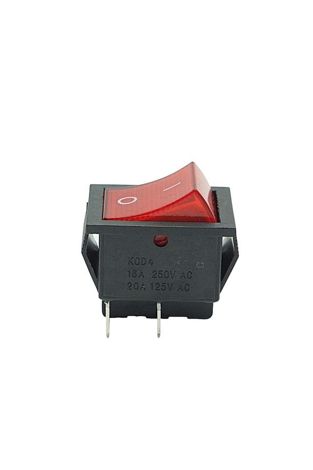 Kc04 16A Kırmızı Işıklı On Off Açma Kapama Anahtarı Butonu - 4