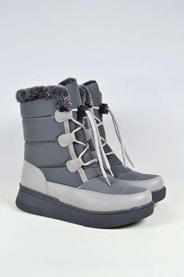 Bağcıklı Kadın Kar Botu - 1