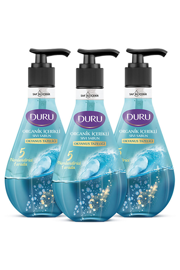 Ocean Freshness Liquid Soap with Organic Content 3x500ml