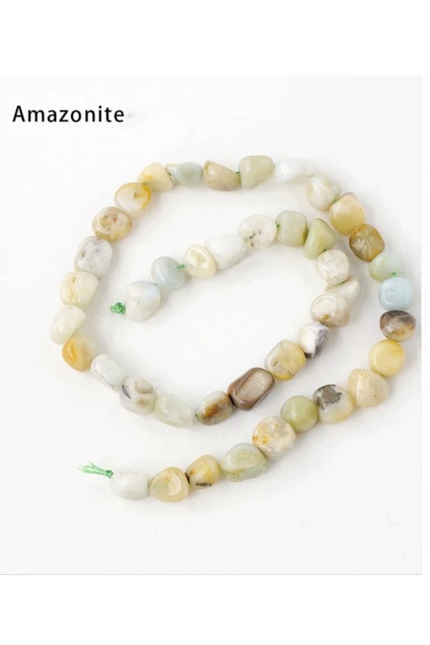 Amorphous Cut Amazonite Natural Stone A Quality 6 mm