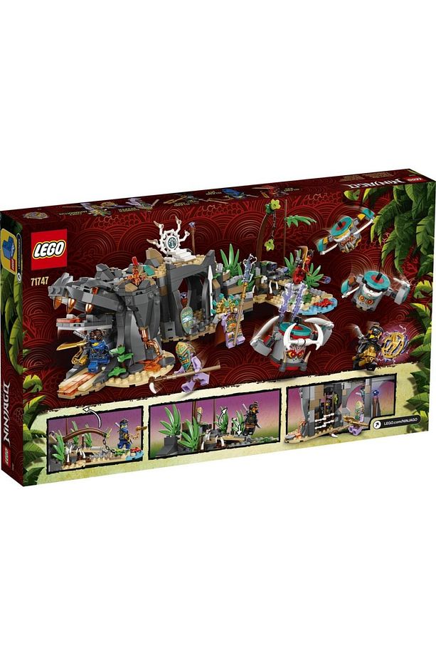 NINJAGO Bekçiler Köyü 71747 Yapım Seti NINJAGO Cole, Jay ve Kai'yi İçeren Ninja Oyun Seti(632 Parça) - 3
