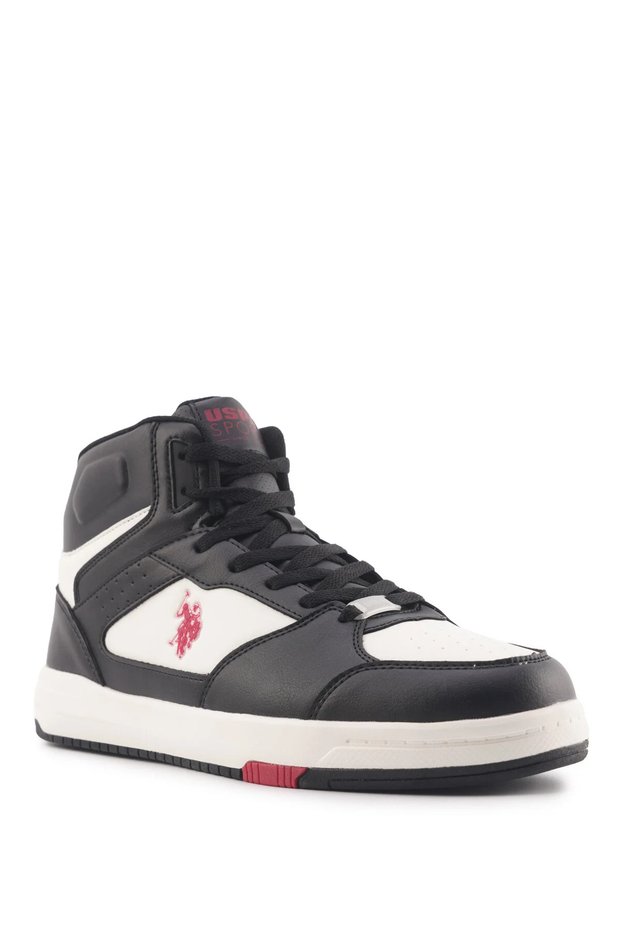 U.S. Polo AssnPresto Hi 3Pr Black-White Men's Sports Shoes