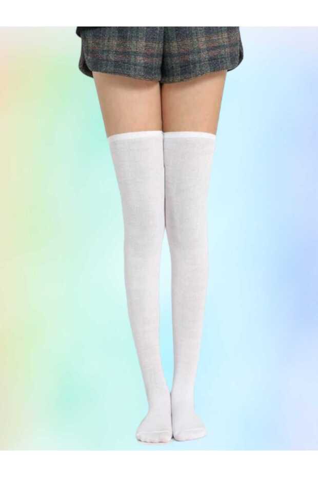 Cotton Knee High Socks - 5