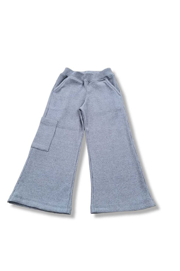 GIRL'S TROUSERS WITH SIDE POCKETS WID LEG CASSUIT