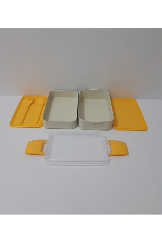 Double Layer Food Storage Container Lunch Box Lunch Box For School Office Picnic - 6