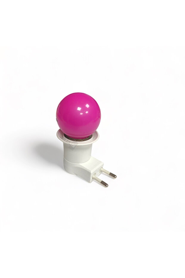 Açma Kapama Anahtarlı Duy Fişli E-27 Anahtarlı + 3 Adet Ampul E-27 1 w Renkli Vkm - 3