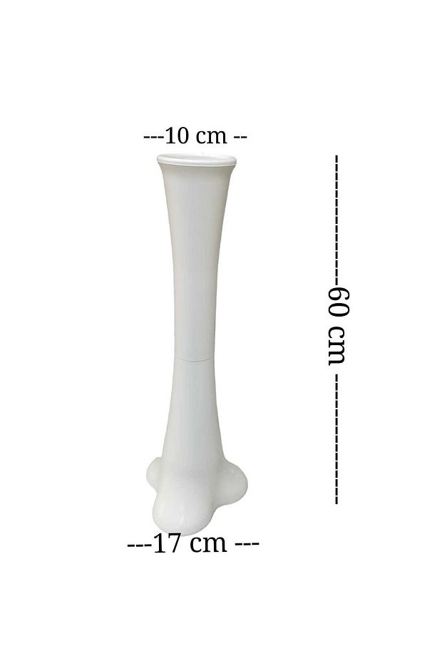 Fil ayağı mika vazo 60 cm - 3