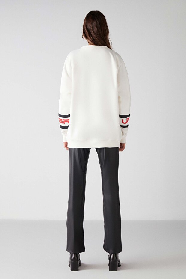 Racer Regular Relaxed Sweatshirt - 5